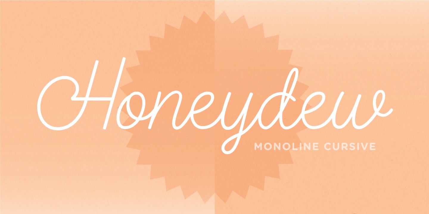 Example font Honeydew #1